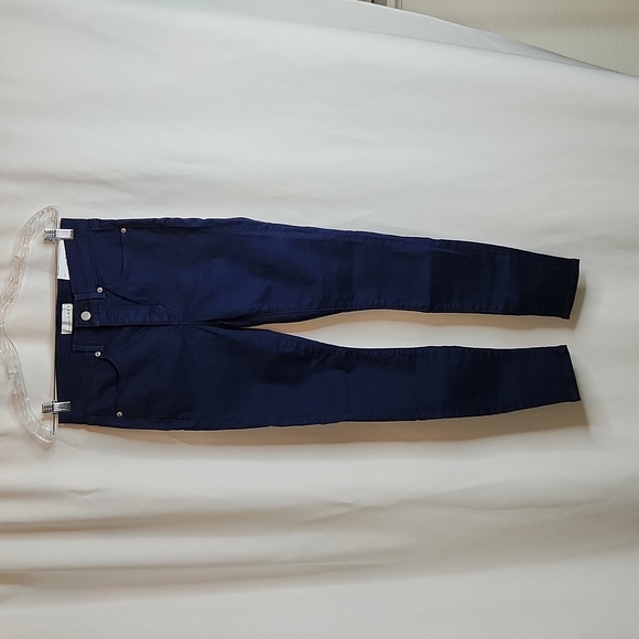 NWT LOFT Slim pockets dark indigo denim leggings Size 6P/28 - Picture 5 of 9